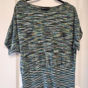 Lane Bryant Vibrant Striped Knit Top